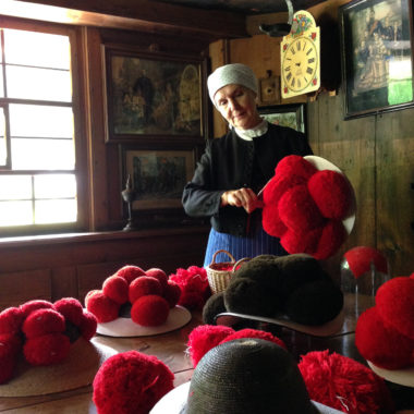 Bollenhutmacherin Im Vogtsbauernhof