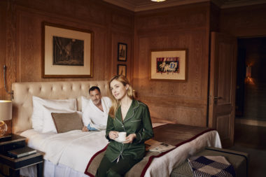 Villa Stephanie Room Couple Morning Newspaper